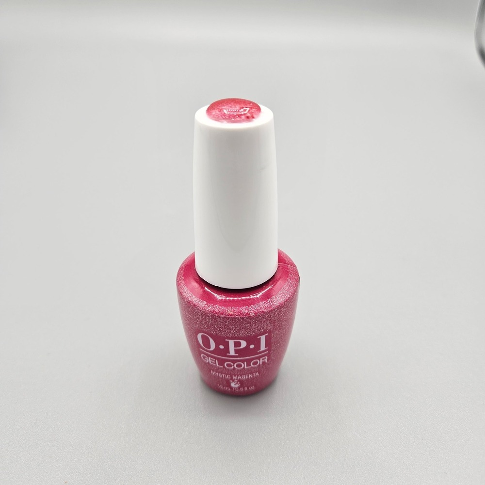 OPI GelColor Mystic Magenta‎ GCE10 Shimmer Pink Purple Soak-Off Gel Polish 15ml